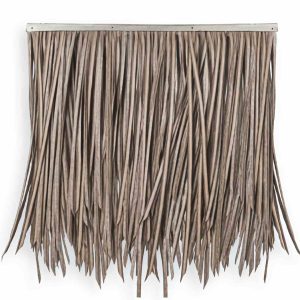 Aluminum Clamp for Thick Straw Thatch, securing heavy-duty thatch roofing materials.