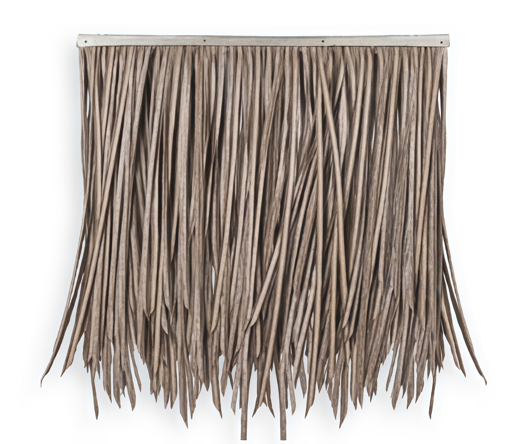 Aluminum Clamp for Thick Straw Thatch, securing heavy-duty thatch roofing materials.