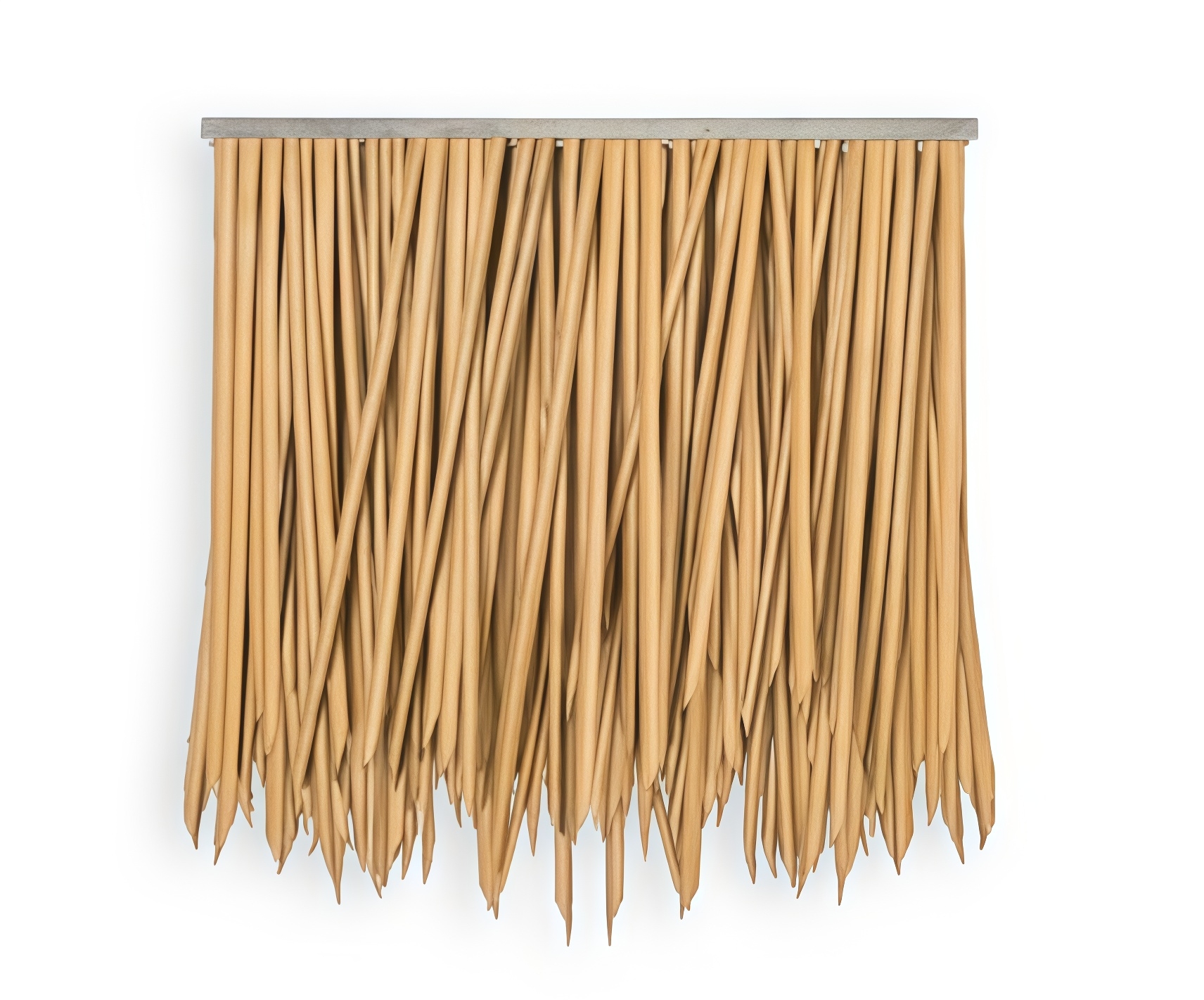 Aluminum Clamp and Nylon Straw 500mm Kit, a complete set for easy thatch installation.