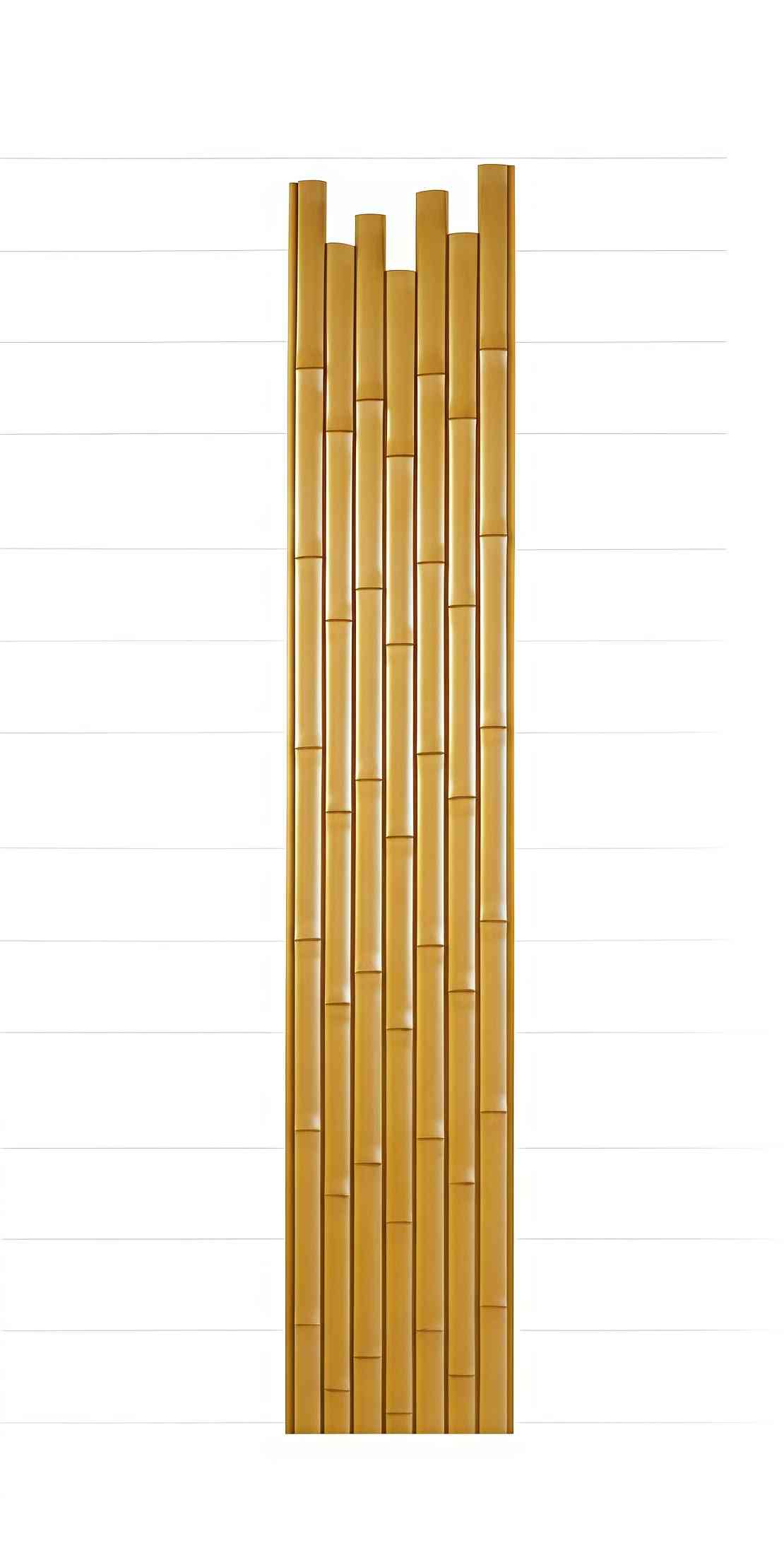 Customizable length bamboo panel, 334mm height for special spaces