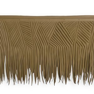 Classic Synthetic Palm Thatch, the versatile choice for most roofing and wall projects.