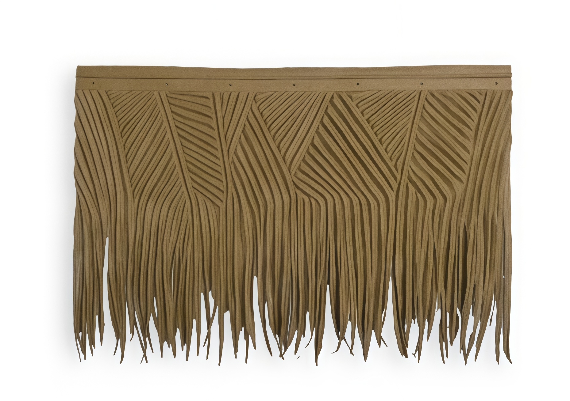 Classic Synthetic Palm Thatch, the versatile choice for most roofing and wall projects.