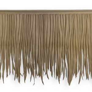 Nipa Synthetic Palm Thatch, replicating the authentic style of traditional roofing.