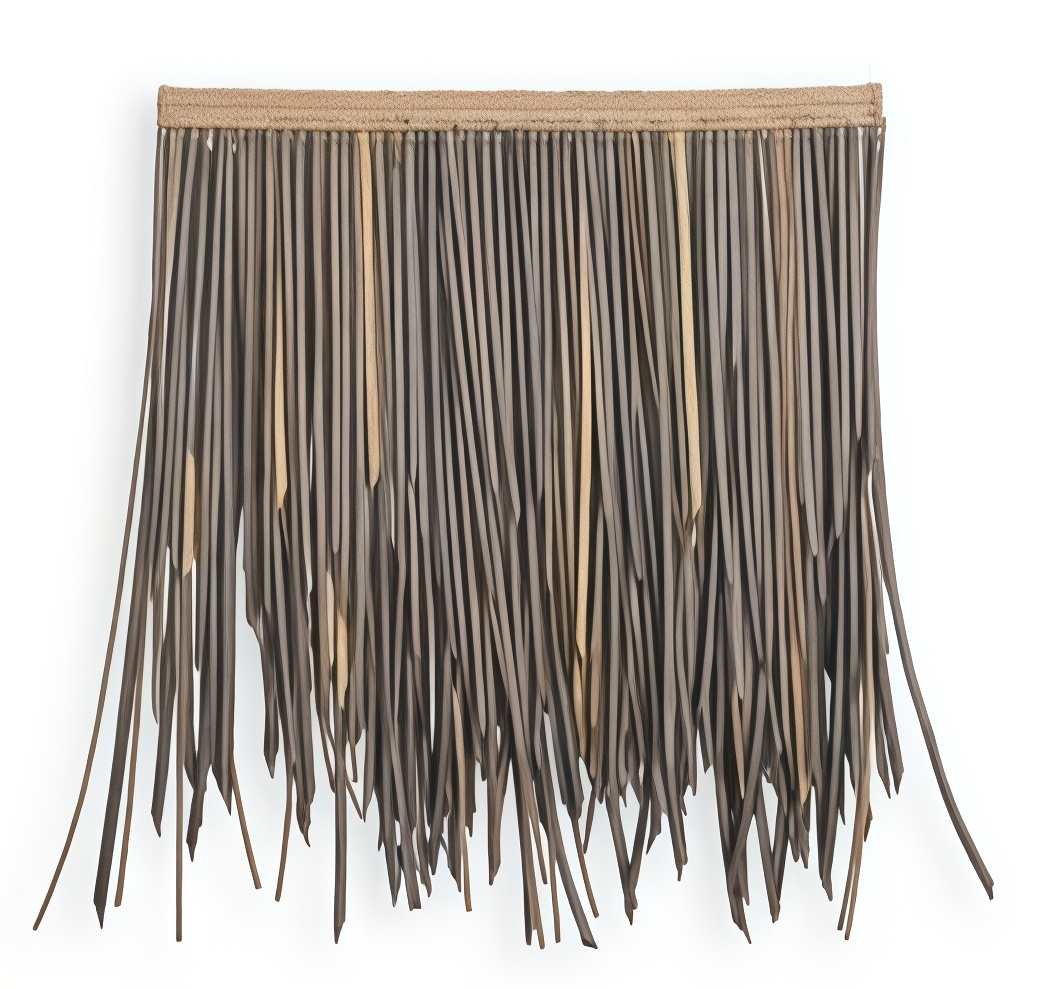 "Thick Straw Thatch traditional roofing material"