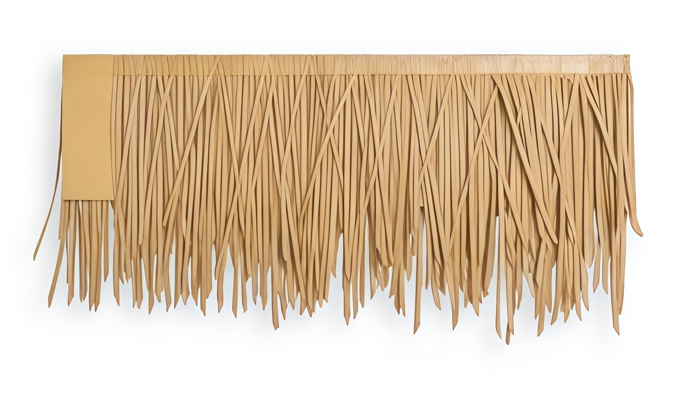 Thin Straw Thatch Double Sided Waterproof for all-weather outdoor roofs